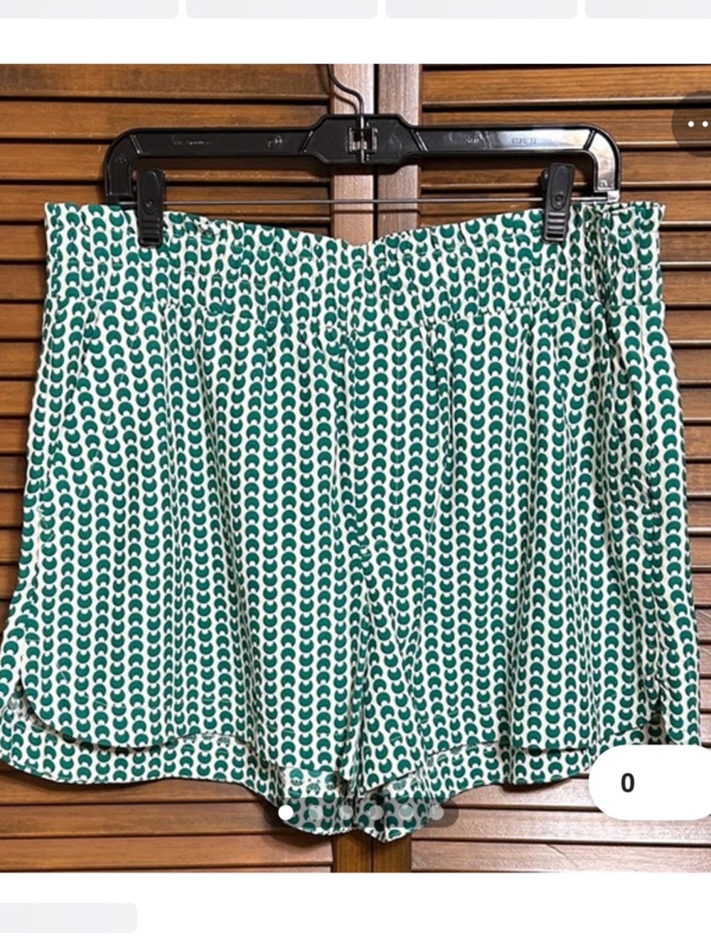 a new day Green and White Patterned High-Waist Women’s Shorts